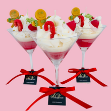 Gingerbread Christmas Martini Candle - Premium Cocktail Dessert Candle