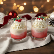 Christmas Berry Whip Candle - Festive Dessert Candle