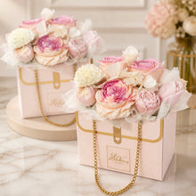 Floral HandBag candle arrangement -wax melts