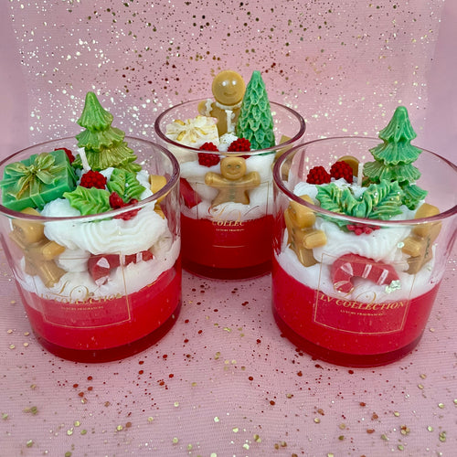 Christmas themed candles