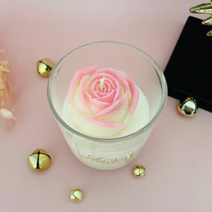 Rose candle small
