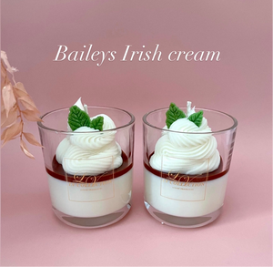 Dessert candle Baileys Irish cream