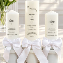 Customised Wedding Candles