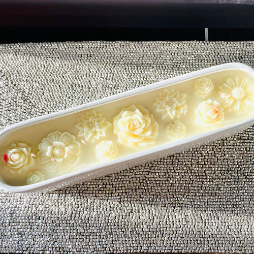 Long Baguette with flowers