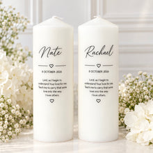 Customised Wedding Candles
