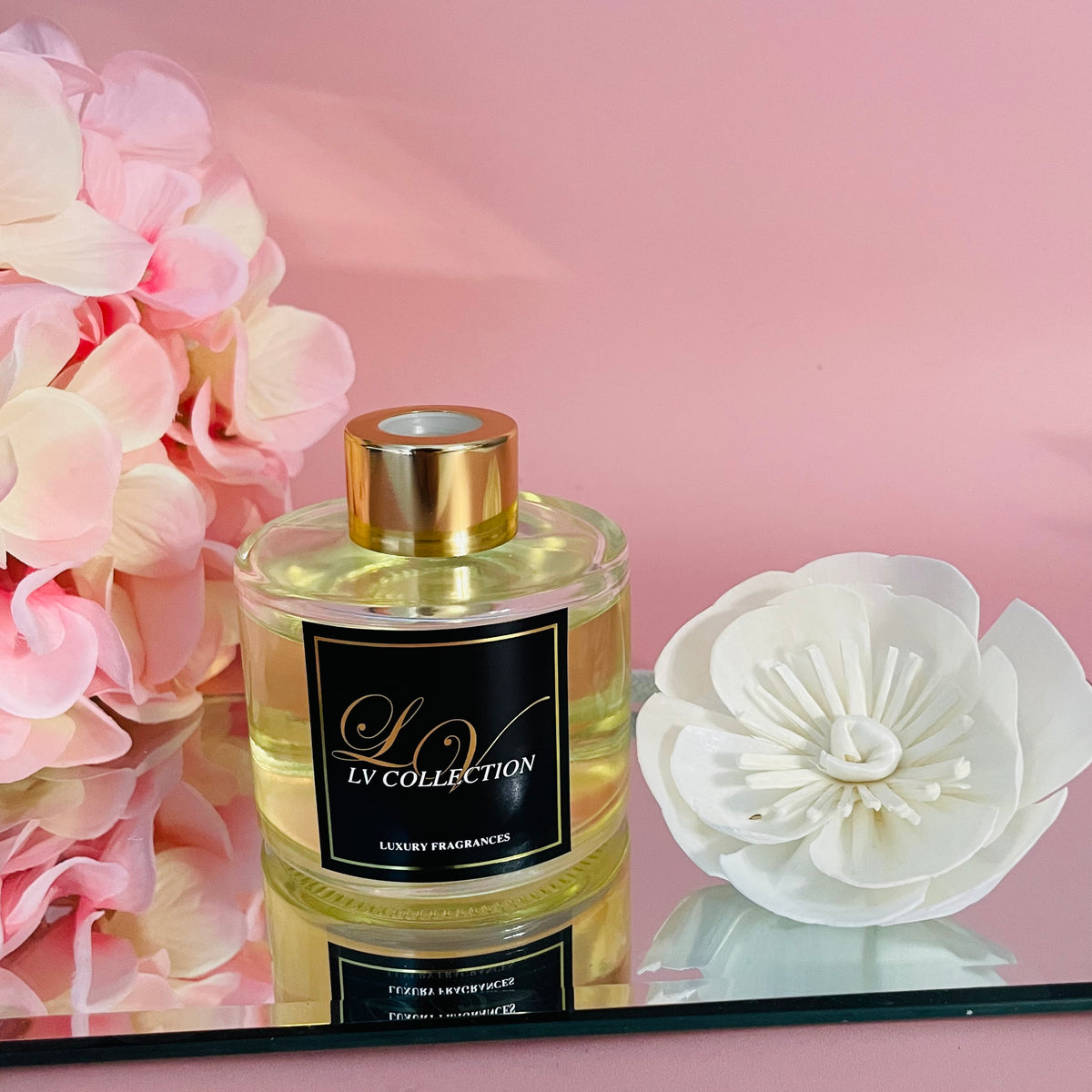 Luxury Reed Diffuser with Sola Flower - Natural Home Fragrance – LV ...