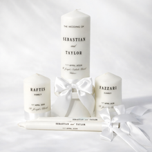 Personalised Wedding Candles