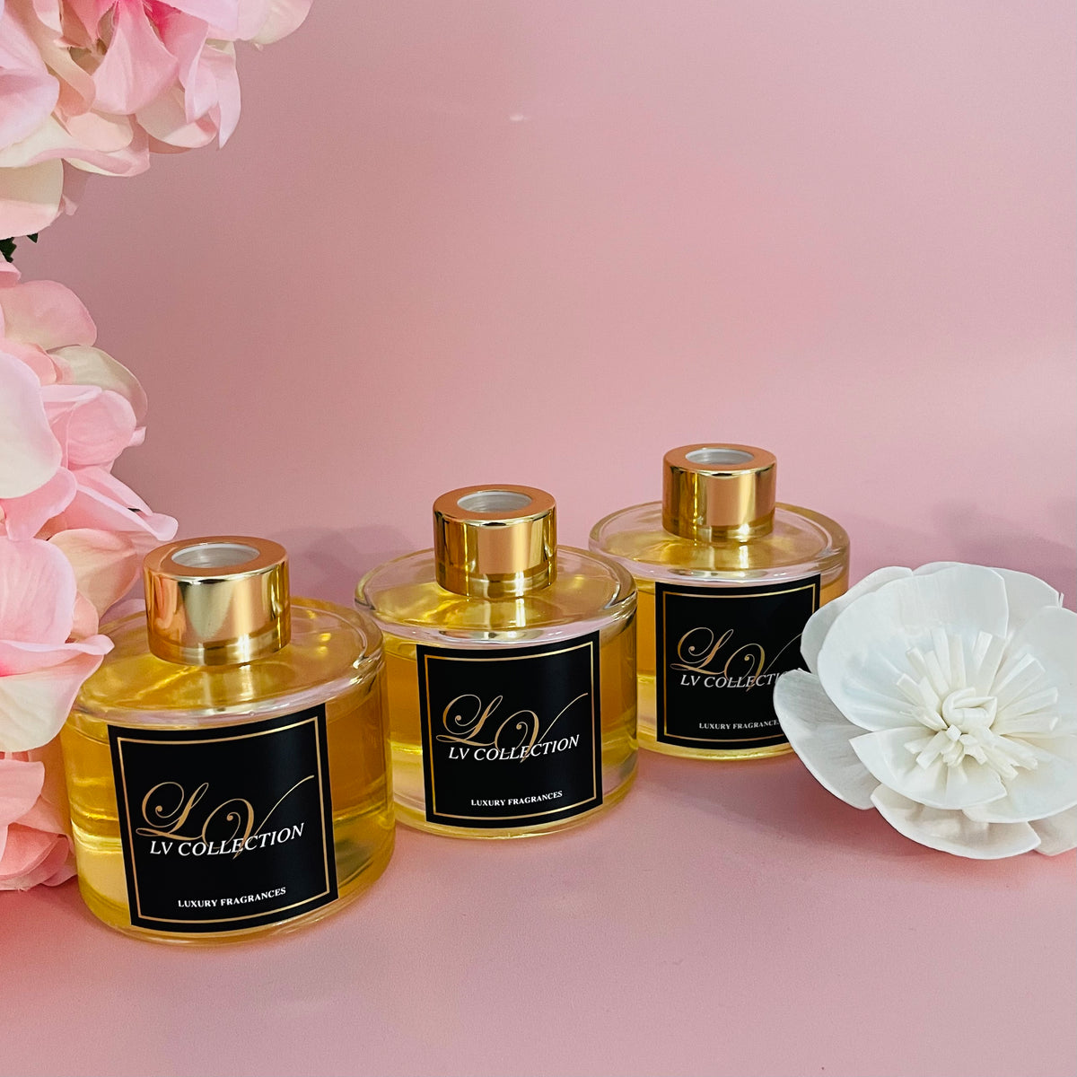 Luxury Reed Diffuser with Sola Flower - Natural Home Fragrance – LV ...