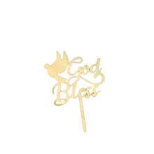 Baptism Cake Topper - Elegant Christening Cake Decoration