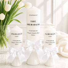 Personalised Wedding Candles