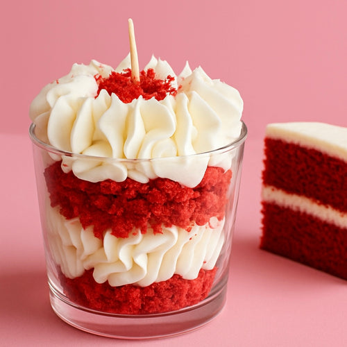 Dessert Candle - Red Velvet Swirl