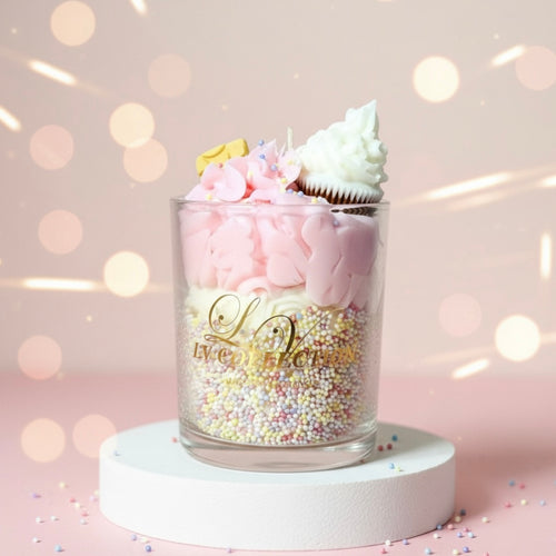Birthday Sprinkles & Cupcakes Candle | LV Collection