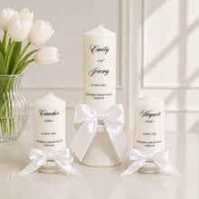 Personalised Wedding Candles