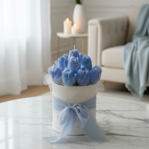 Wax Tulip Bouquet - Everlasting Handcrafted Flowers | LV Collection