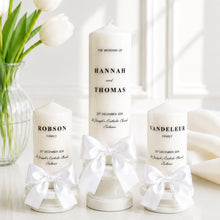 Personalised Wedding Candles