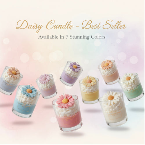 Dessert Candle - Daisy Candle - Best Seller