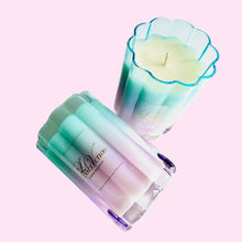 Gradient Wave Candle - Coastal Soy Candle in Glass Vessel | LV Collection