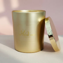 Gold Christmas Candle - Luxury 300g Soy Candle with Gold Lid | LV Collection
