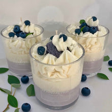 Dessert - Blueberry ice cream candle
