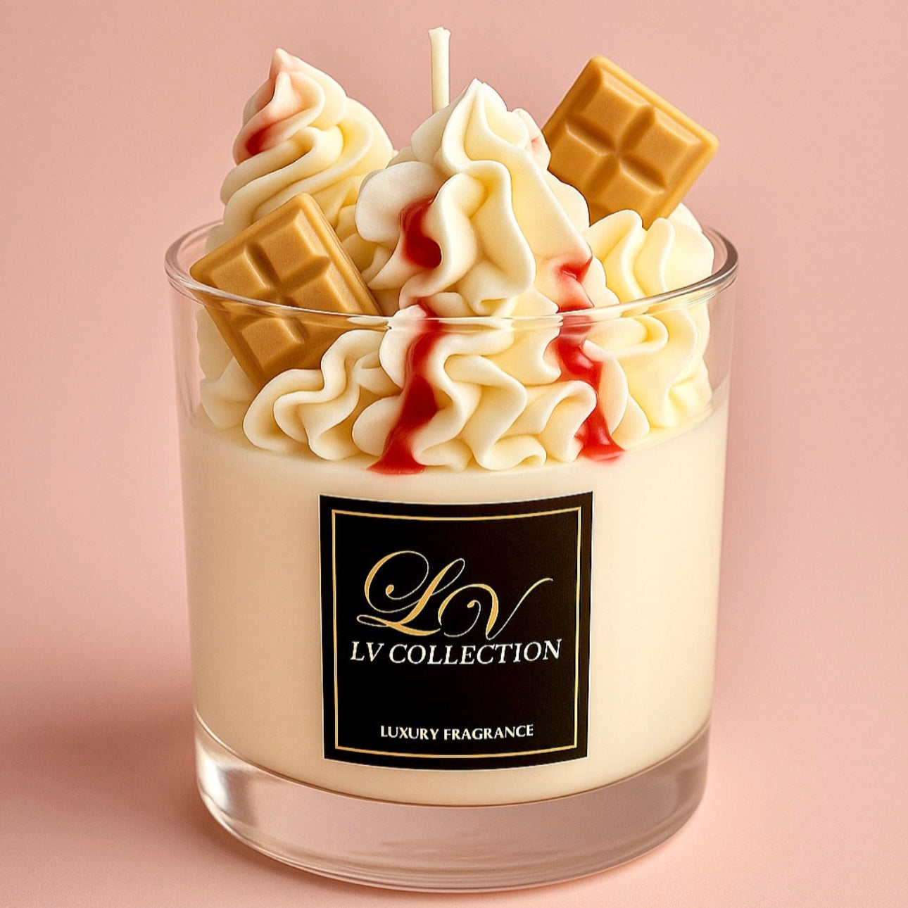 Dessert Caramel Vanilla Drizzle Candle – LV Collection