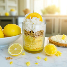 Zesty Lemon Meringue Dessert Candle - Handcrafted Soy Candle | LV Collection