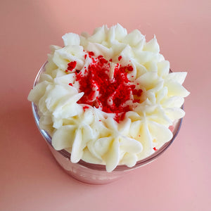 Dessert Candle - Red Velvet Swirl