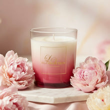 Pink Peony Tumbler Candle - Luxury Soy Candle with Gold Details | LV Collection