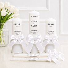 Customised Wedding Candles