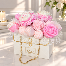Floral HandBag candle arrangement -wax melts