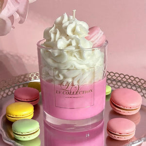 Dessert - Macaron candle
