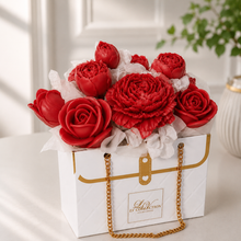 Floral HandBag candle arrangement -wax melts