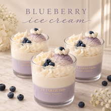 Dessert Blueberry Ice Cream Candle