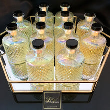 Bohemian bottles will take centre stage in your  home. Add fragrance of your choice in this beautiful glassware.