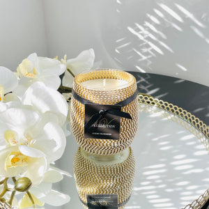 Totally surrounded in diamanté’s these Bling candle vessels are stunning especially when different light shines on them. A must have. 