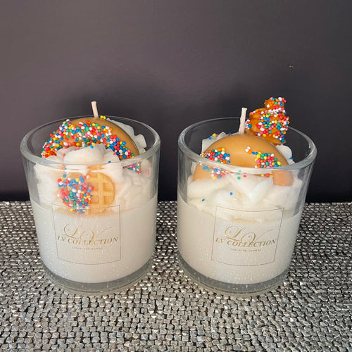 Dessert - sprinkles candle
