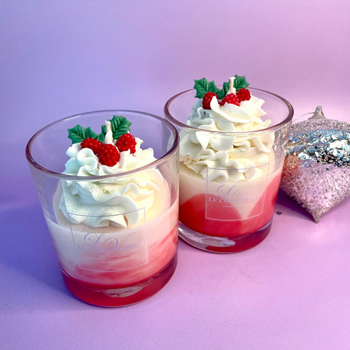 Dessert Candle - Christmas Berries